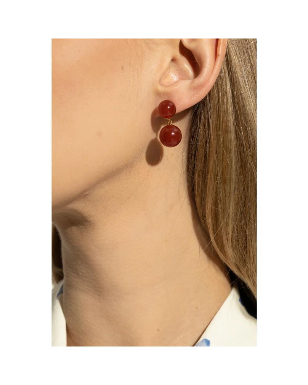 Earrings LIE STUDIO en coloris Red