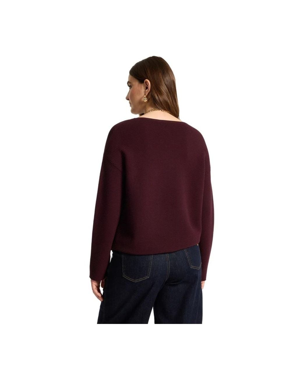 Elena Miro Purple Round-Neck Knitwear