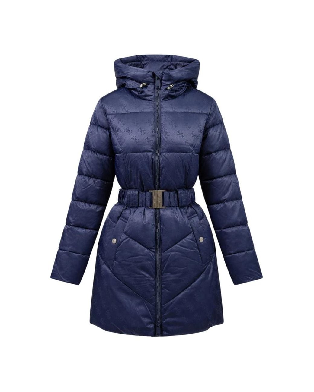 Down Coats Guess en coloris Blue