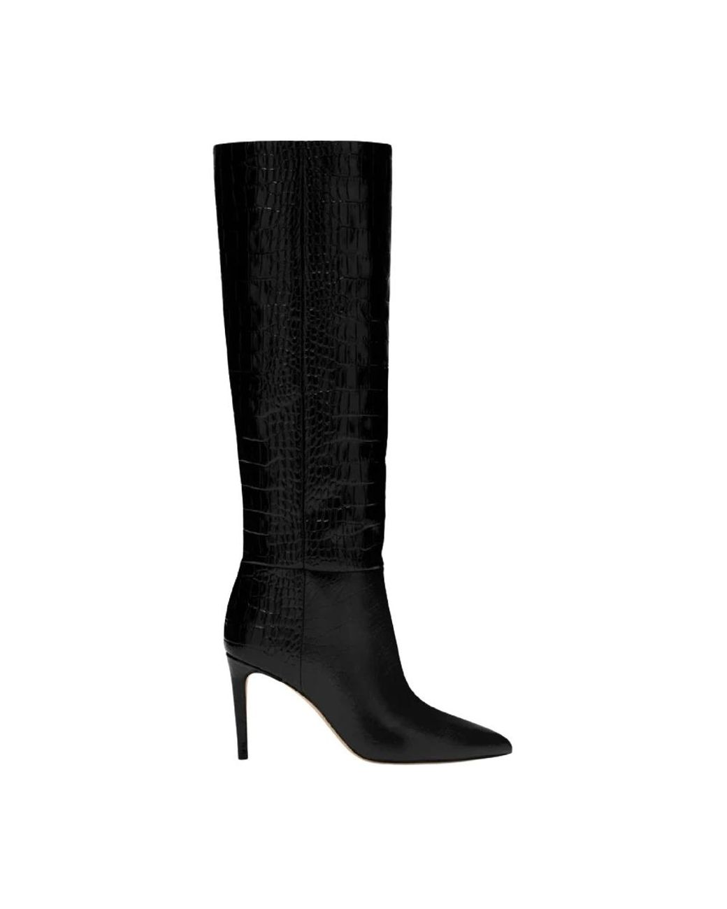 Paris Texas Black Heeled Boots
