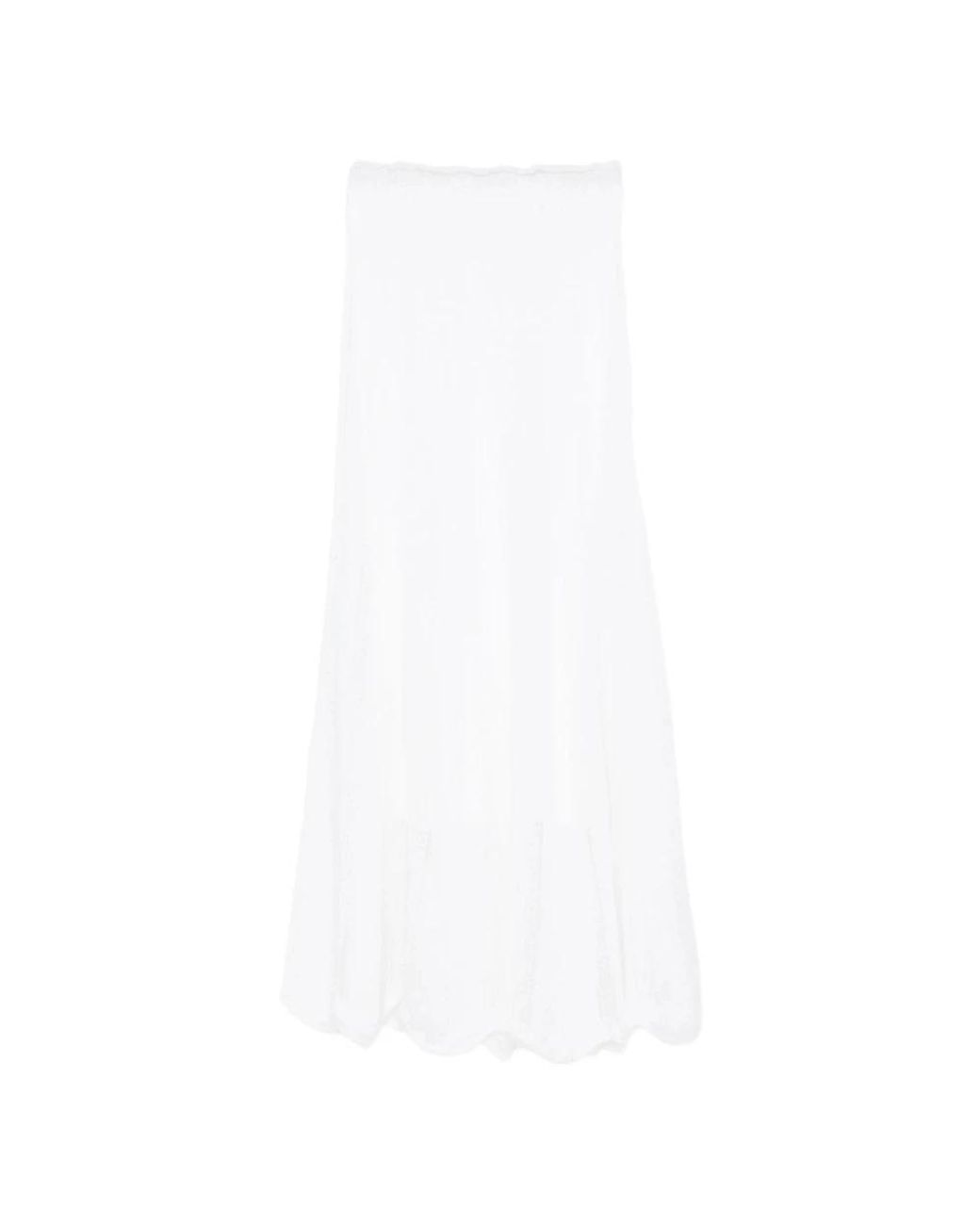 Forte_forte White Maxi Skirts