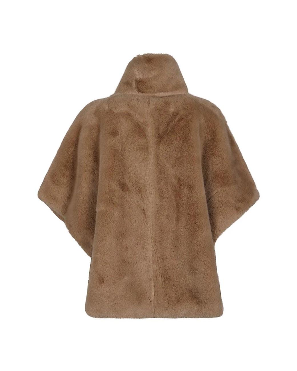 Pinko Brown Faux Fur & Shearling Jackets