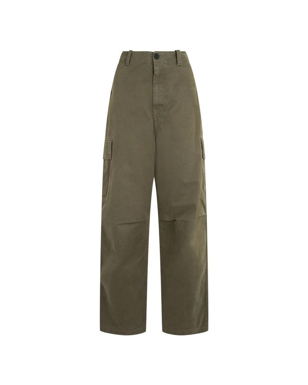 Fendi Green Wide Trousers