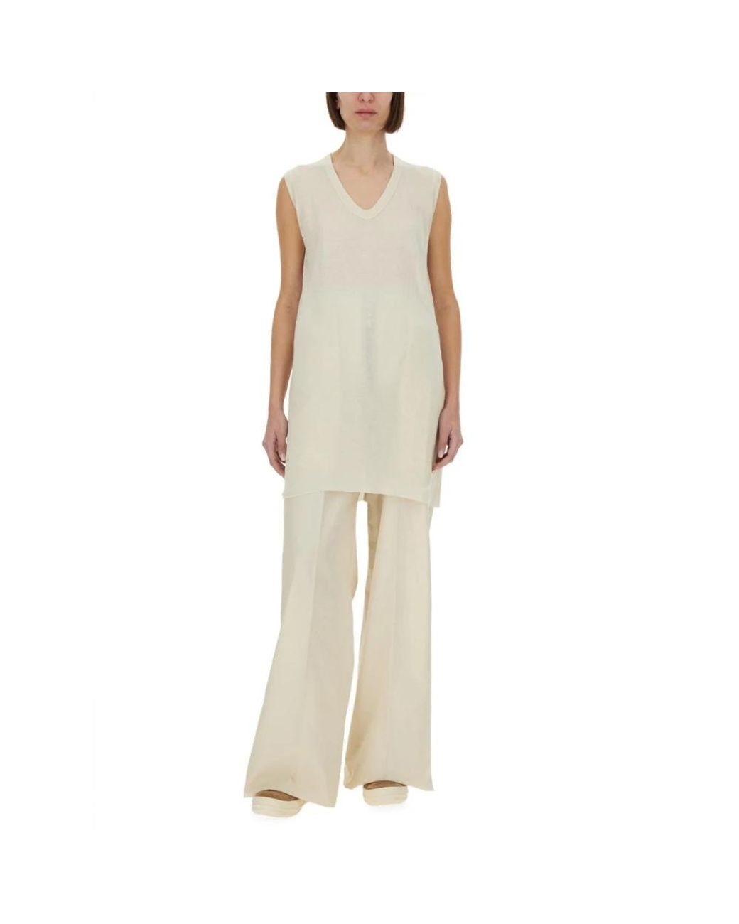 Wide Trousers Rick Owens de color Natural