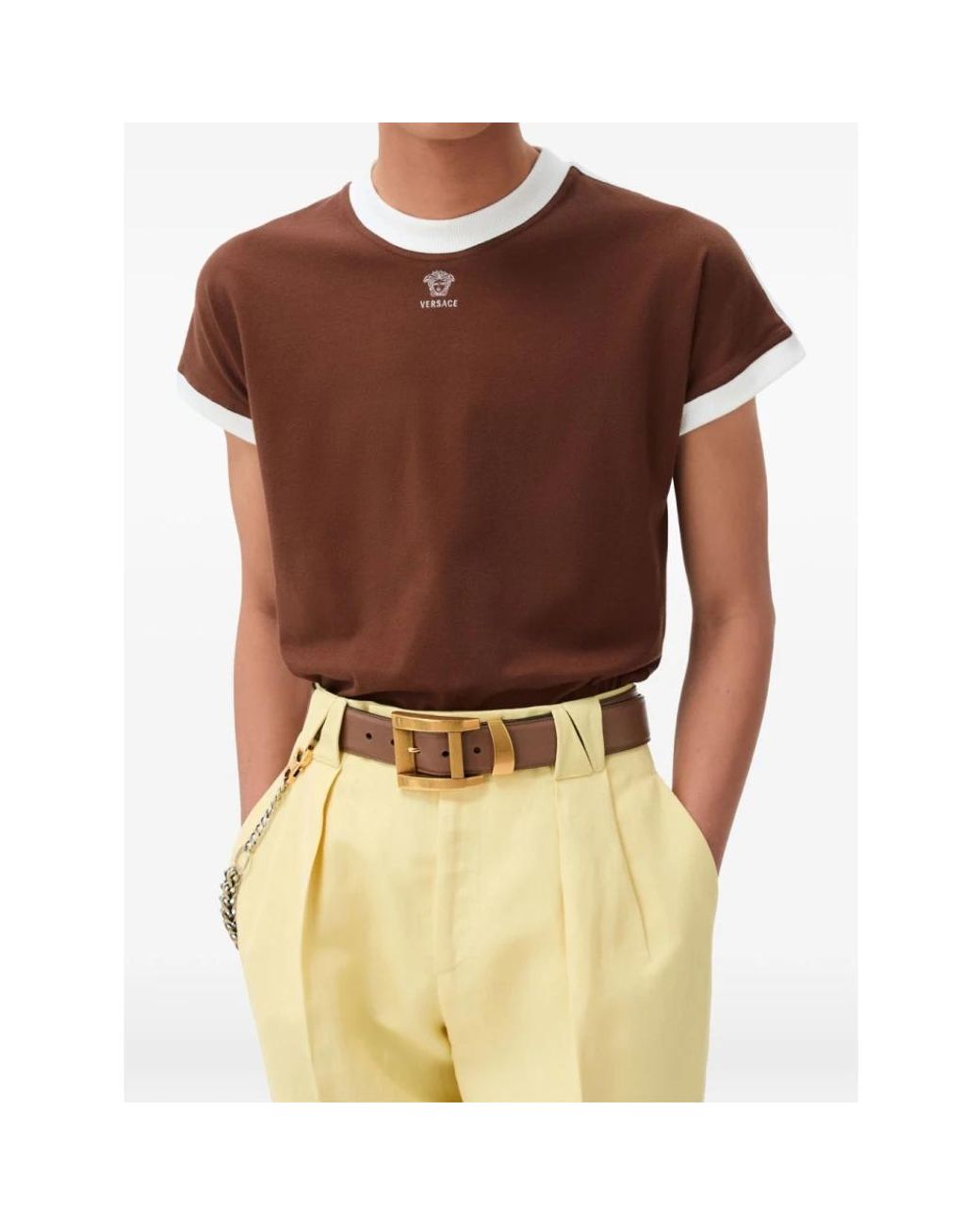 Versace Brown T-Shirts for men