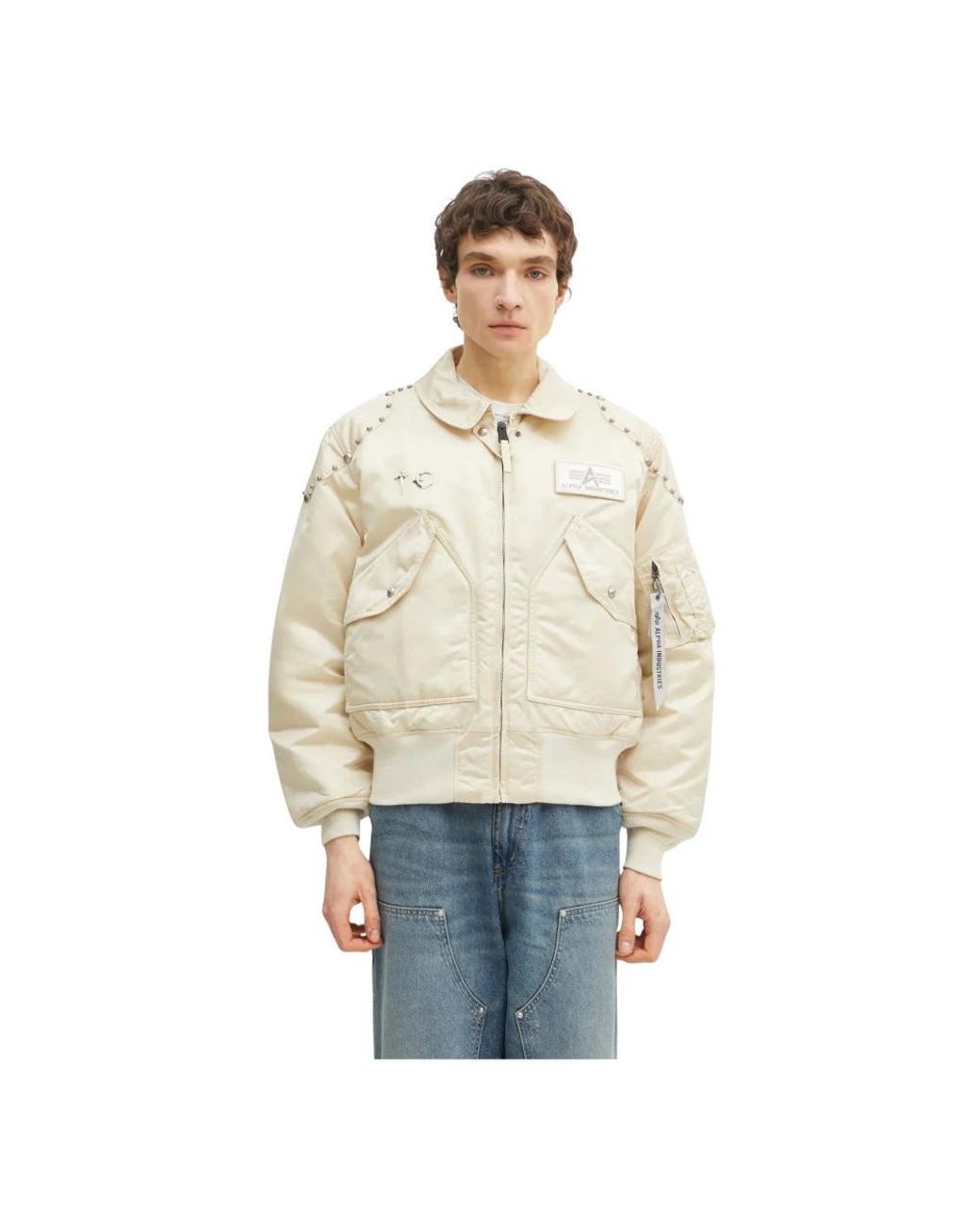 Alpha Industries Bomberjack in het Natural voor heren