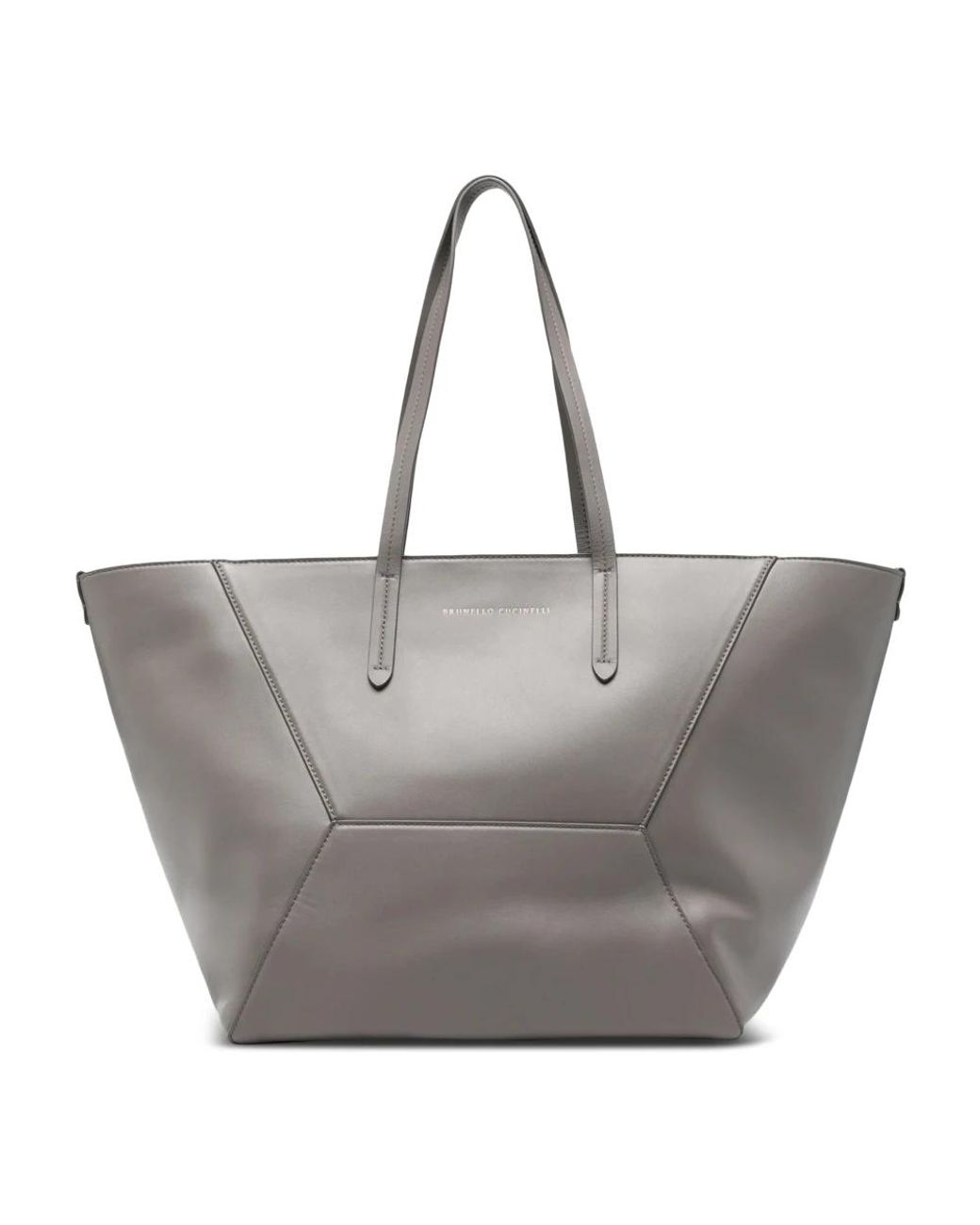 Brunello Cucinelli Gray Shopping Bags