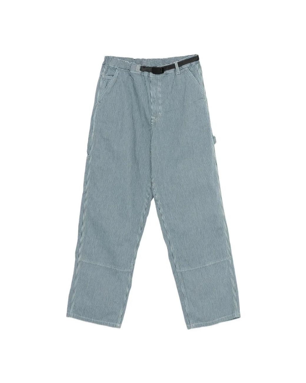 Gramicci Blue Straight Trousers for men