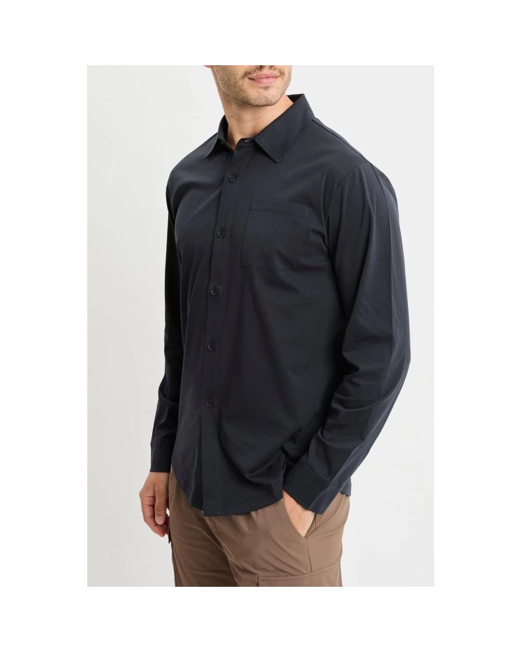 People Of Shibuya Black Casual Shirts for men