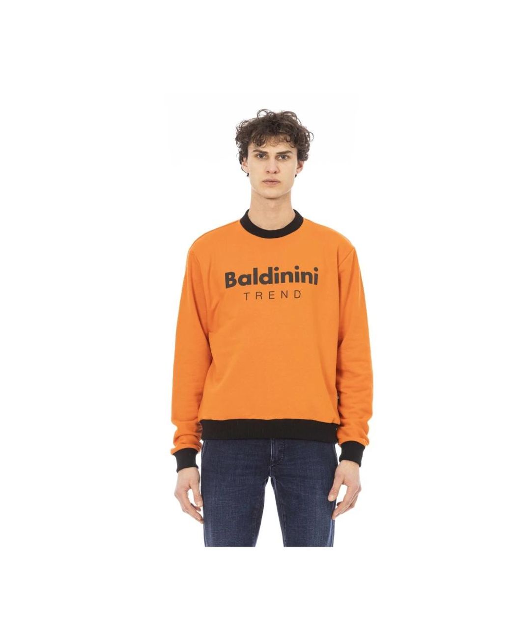 Baldinini Orange Sweatshirts for men