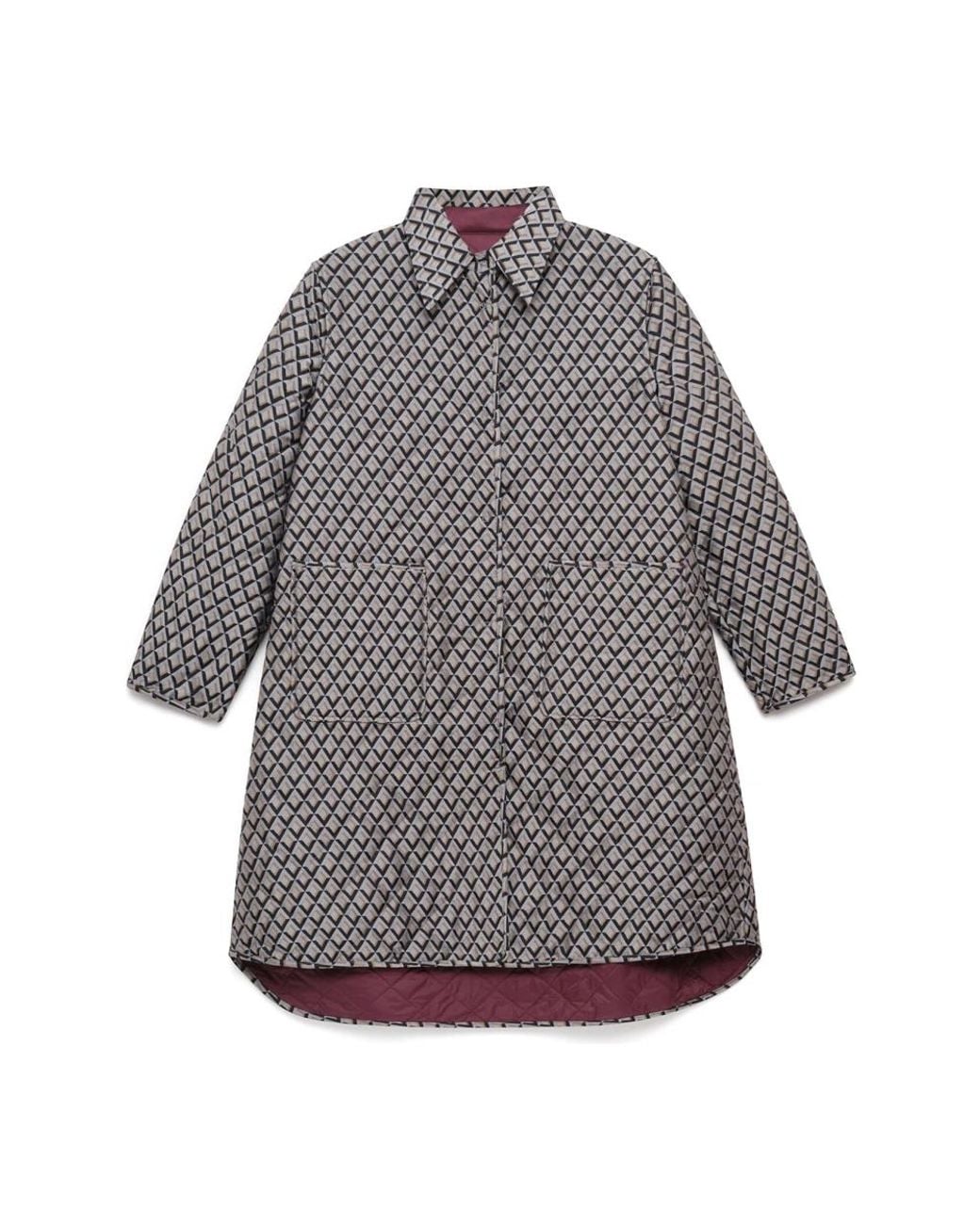 Maliparmi Gray Single-Breasted Coats