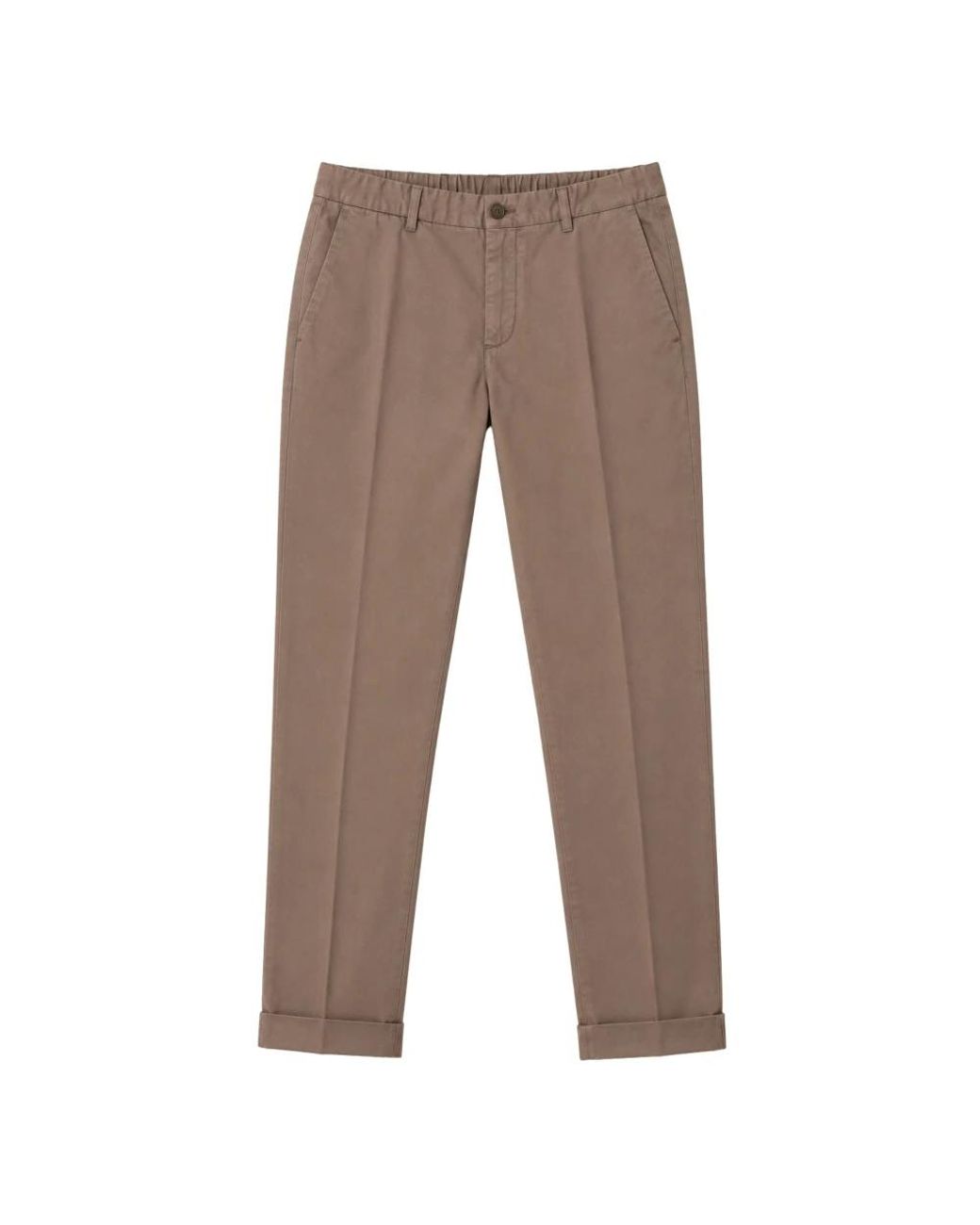 BRIGLIA Brown Chinos for men