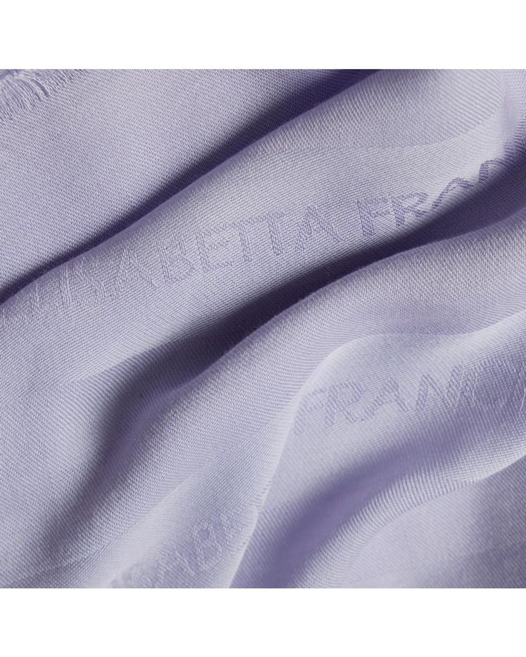 Elisabetta Franchi Purple Scarves