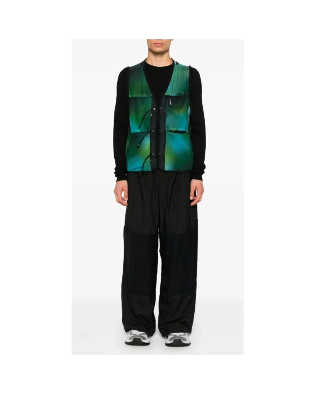 Y-3 Black Wide Trousers for men