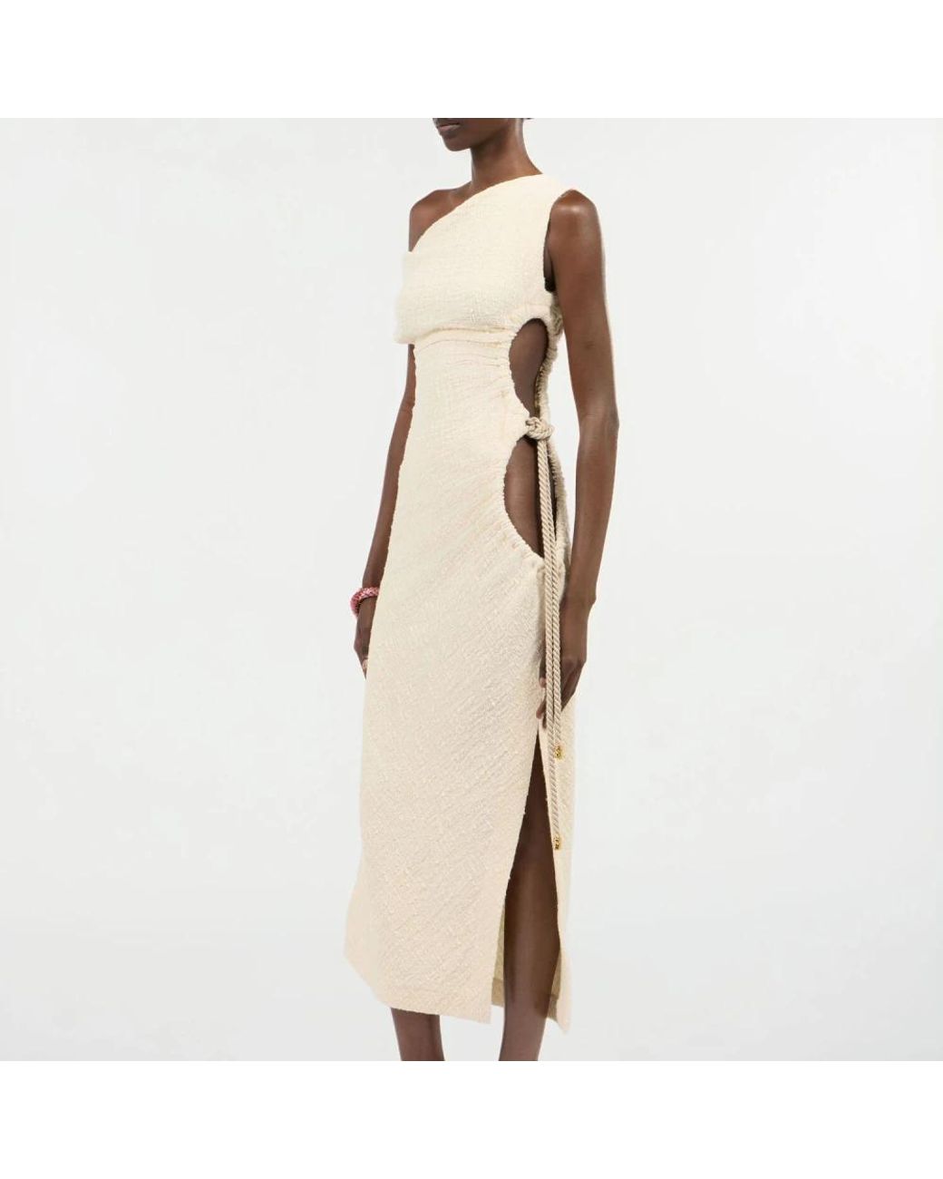 Roberto Cavalli Natural Midi Dresses