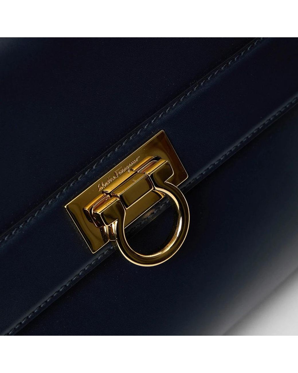 Ferragamo Blue Cross Body Bags