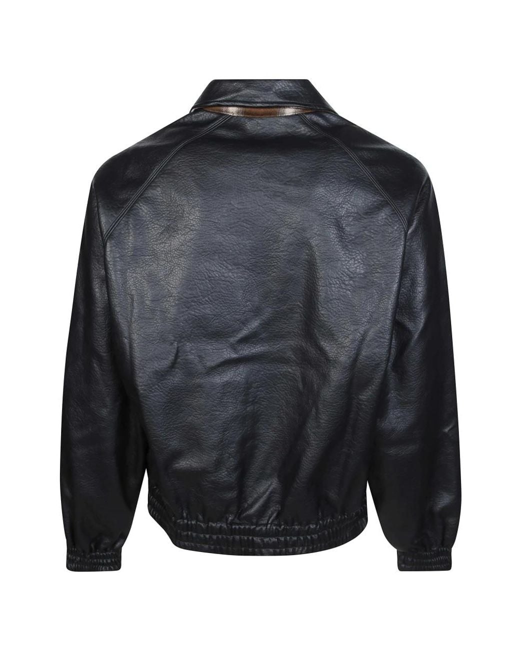 Arte' Black Leather Jackets for men