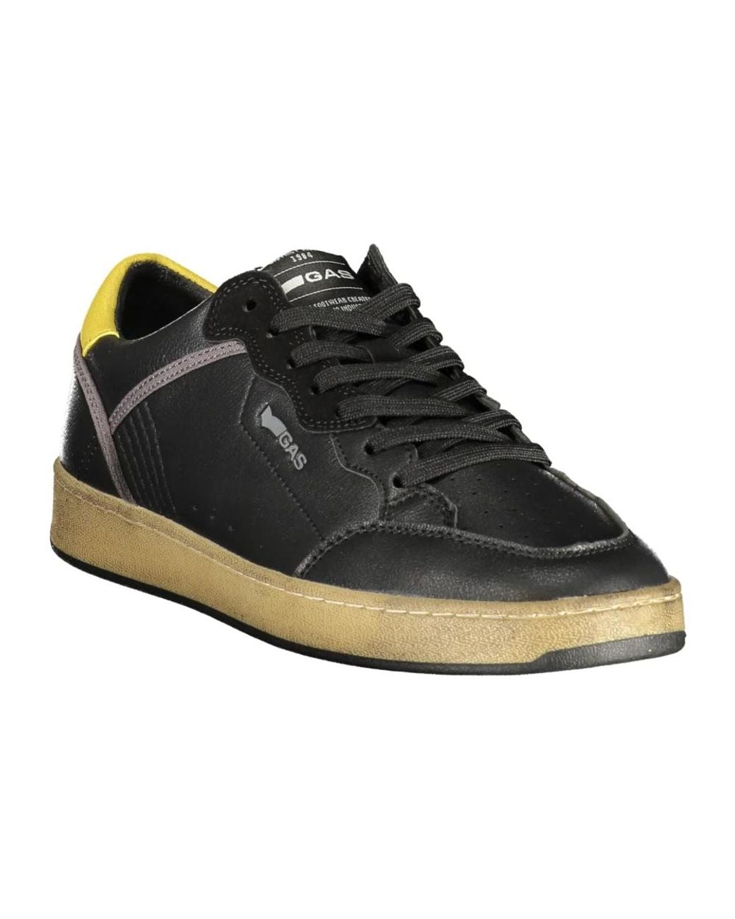 Gas Black Sneakers for men
