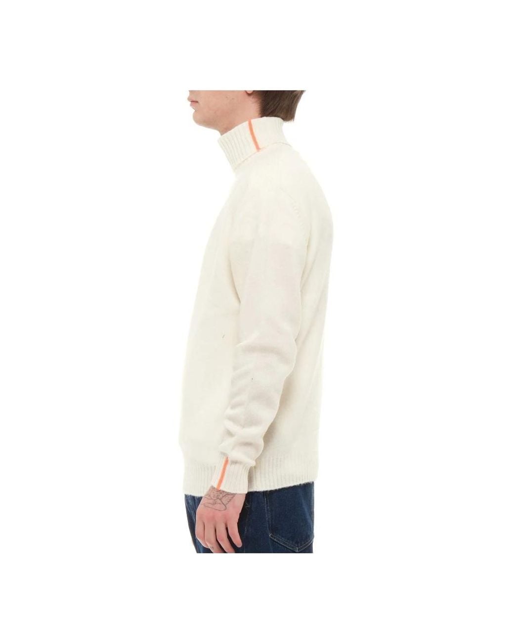 Suns White Turtlenecks for men
