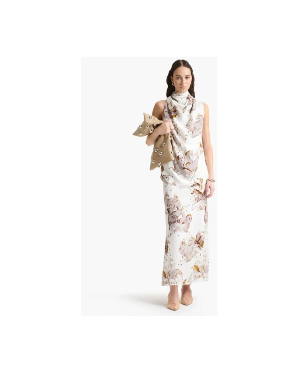 Altuzarra Natural Sleeveless Tops