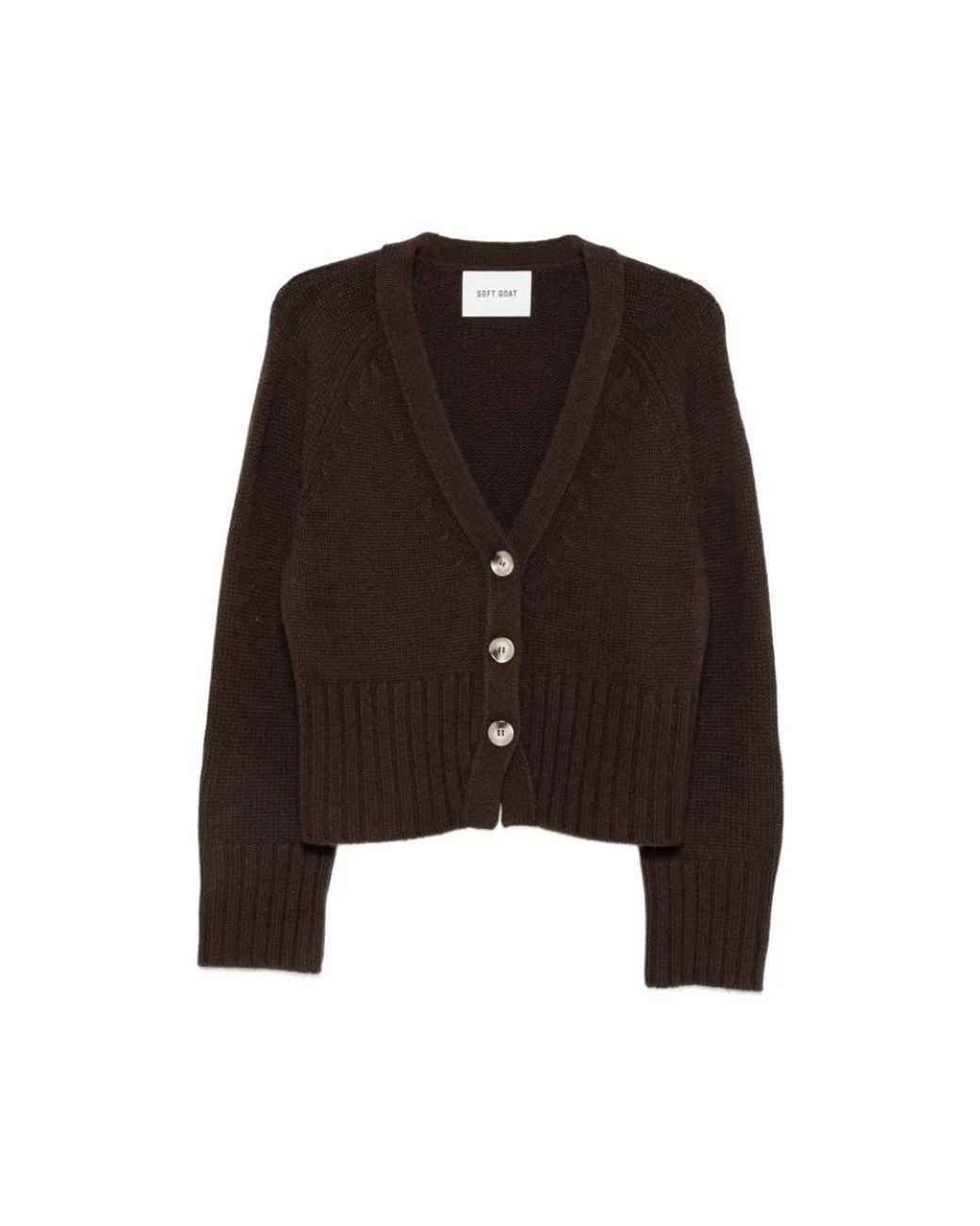 Soft Goat Brown Cashmere Knitwear