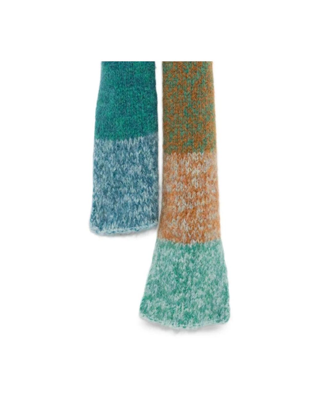 Dries Van Noten Blue Winter Scarves for men