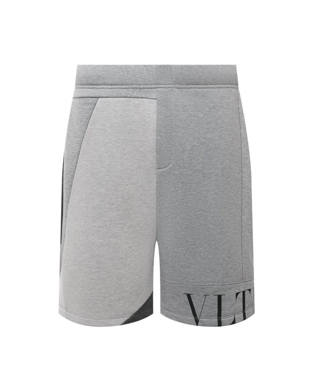 Valentino Gray Casual Shorts for men
