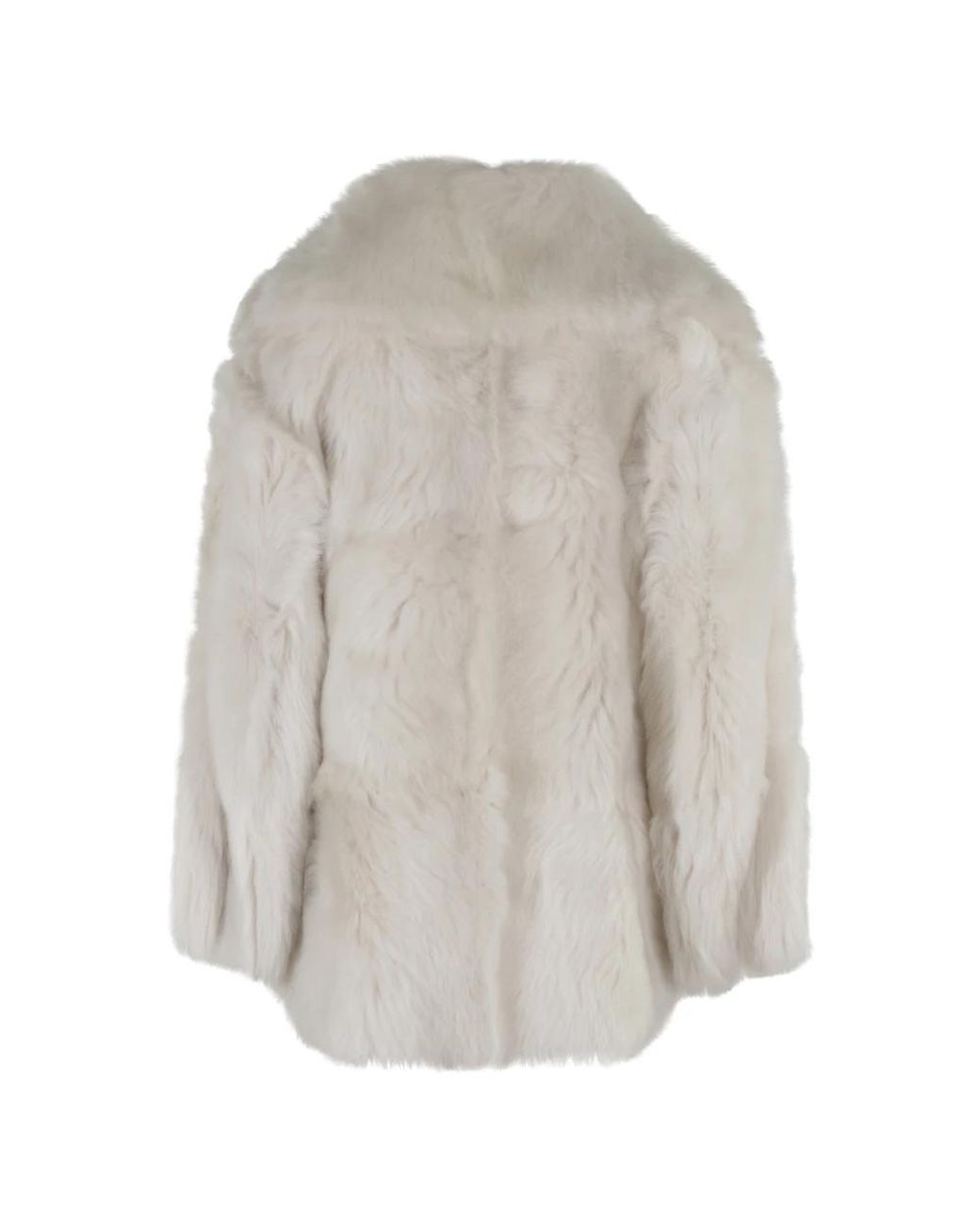 Blancha Gray Faux Fur & Shearling Jackets