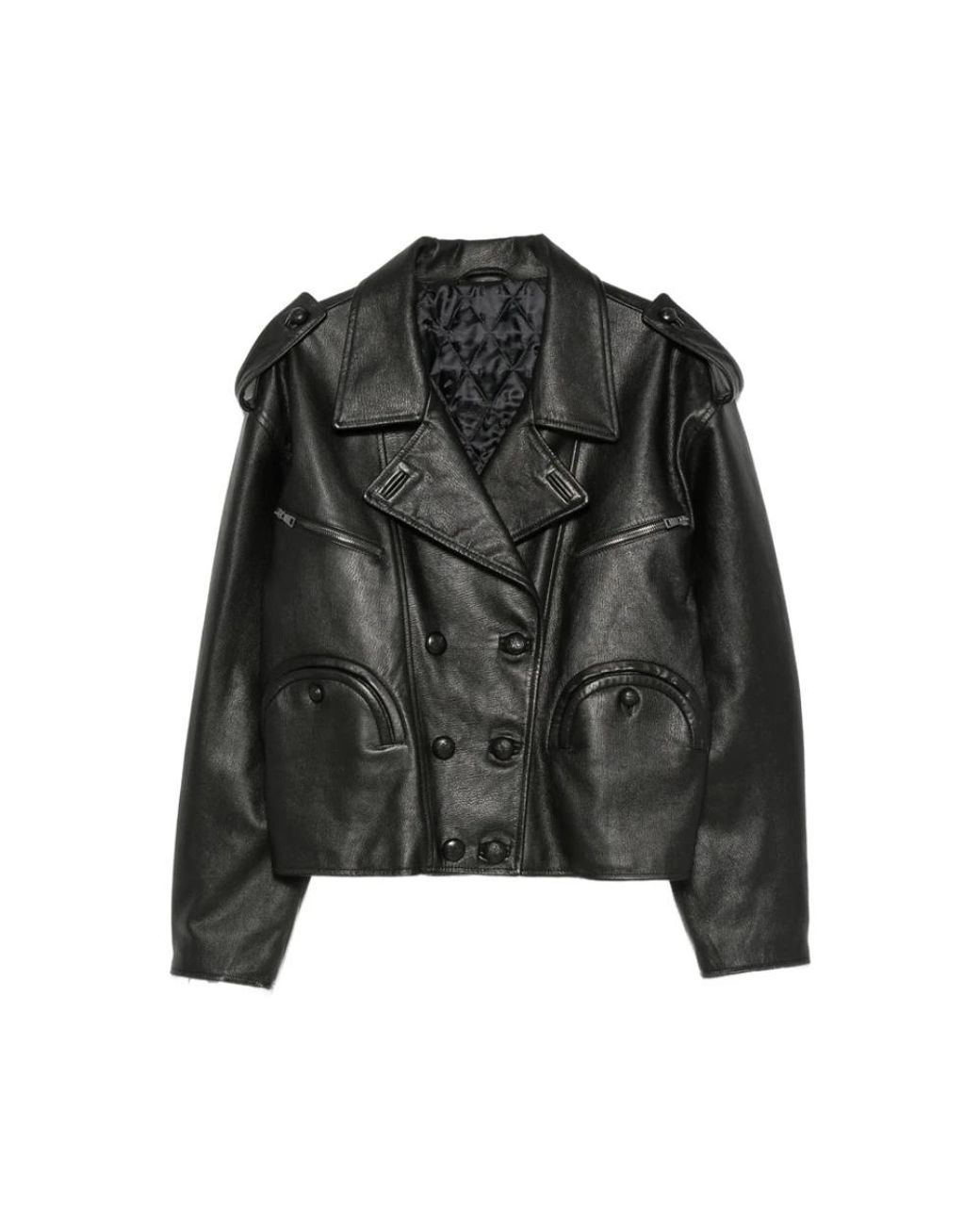 Leather Jackets Blazé Milano de color Black
