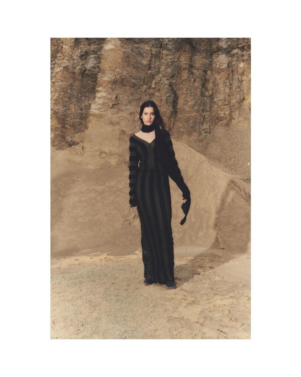 Cortana Black Maxi Skirts