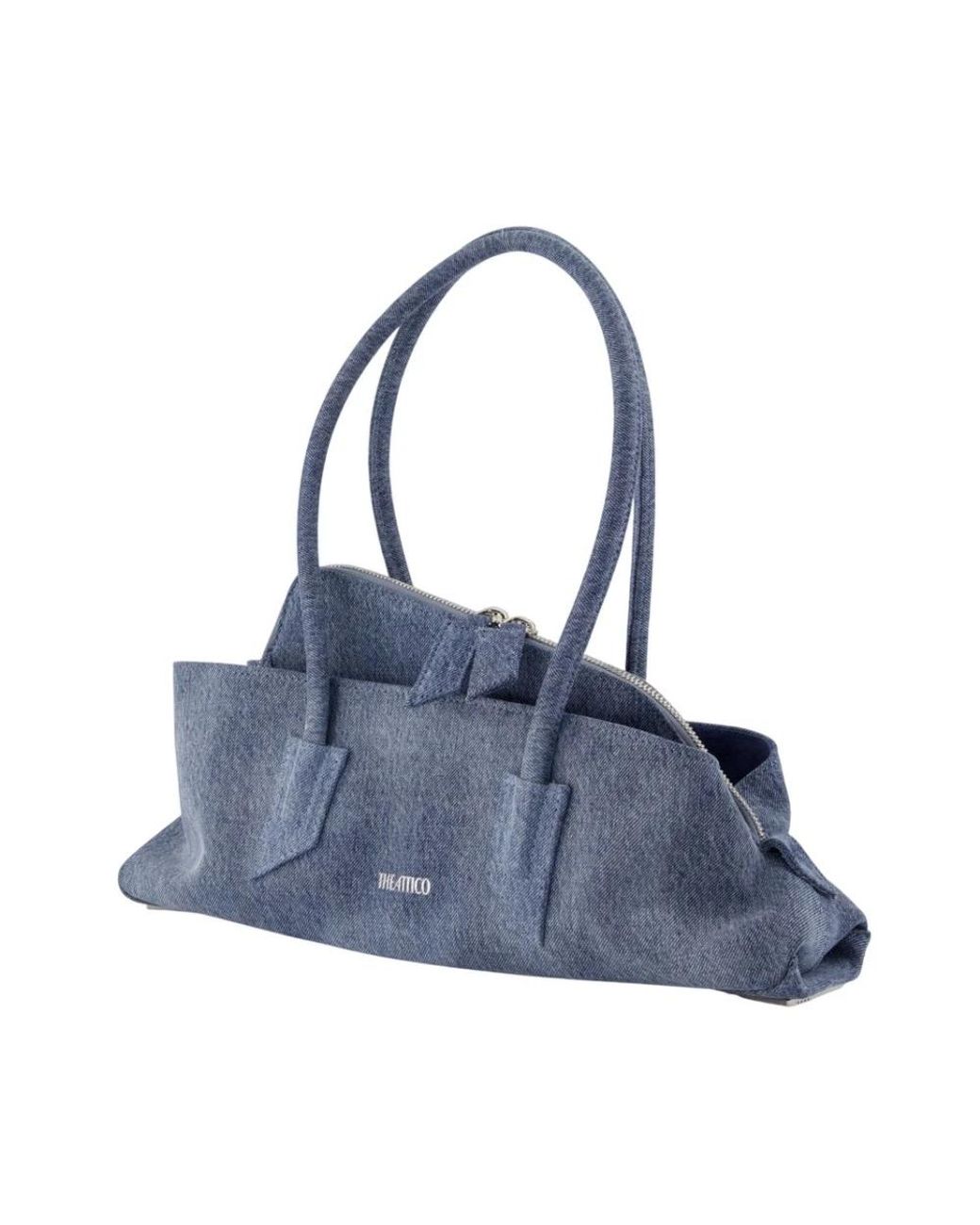 The Attico Blue Shoulder Bags