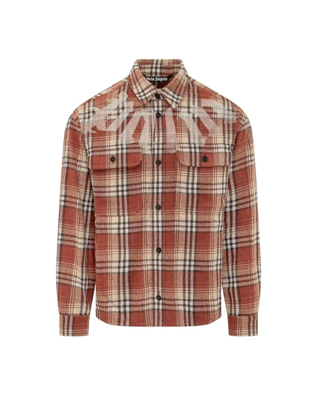 Palm Angels Pink Casual Shirts for men