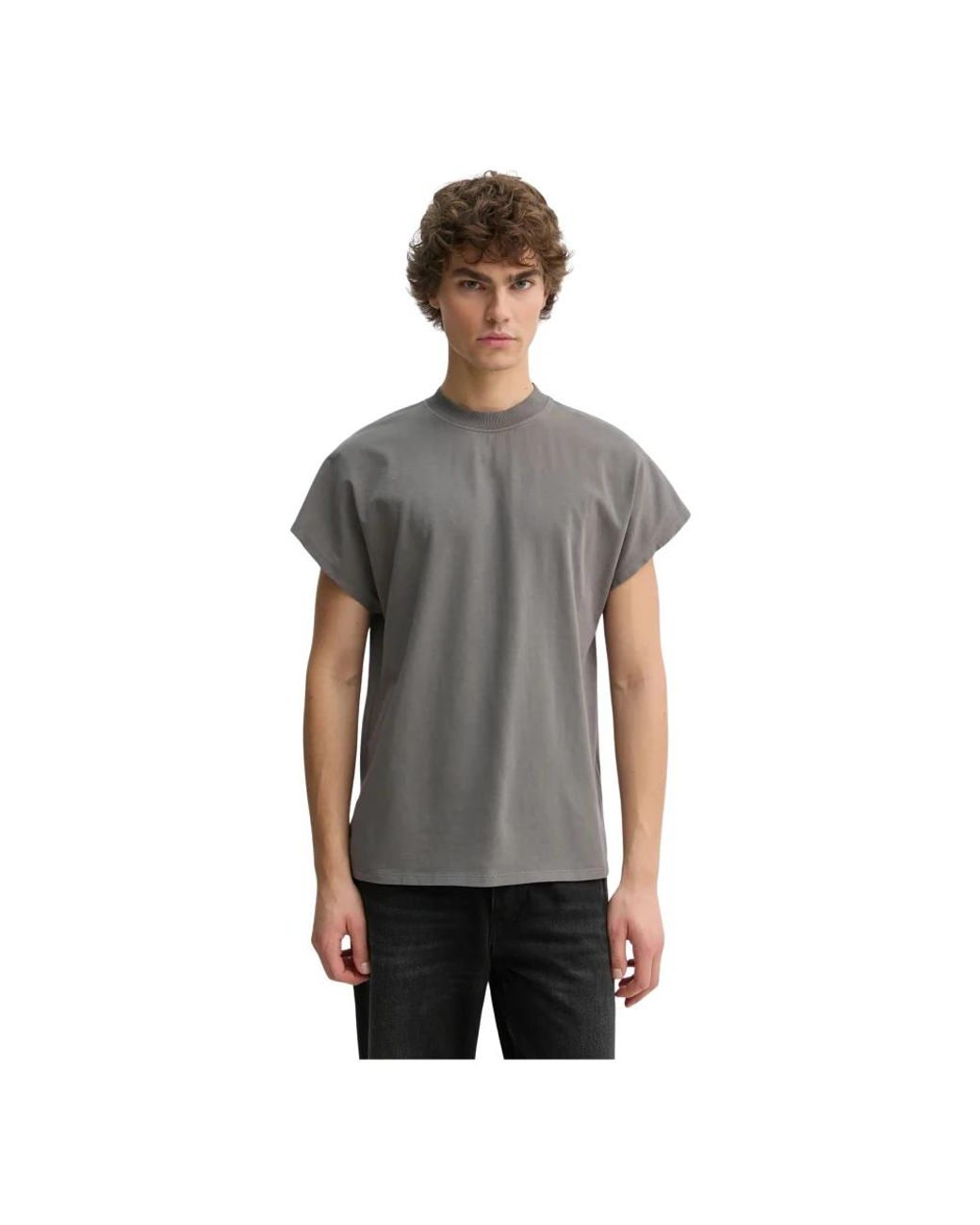 T-Shirts Won Hundred de hombre de color Gray