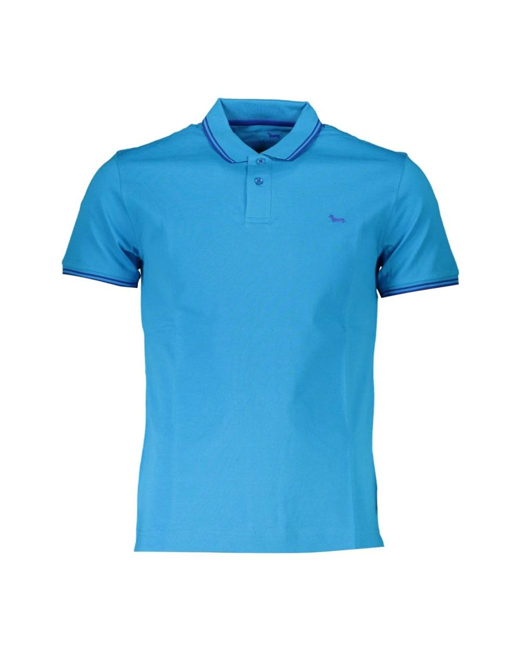 Harmont & Blaine Tops ,Blauw ,Blauw Polo Shirt Korte Mouwen in het Blue voor heren