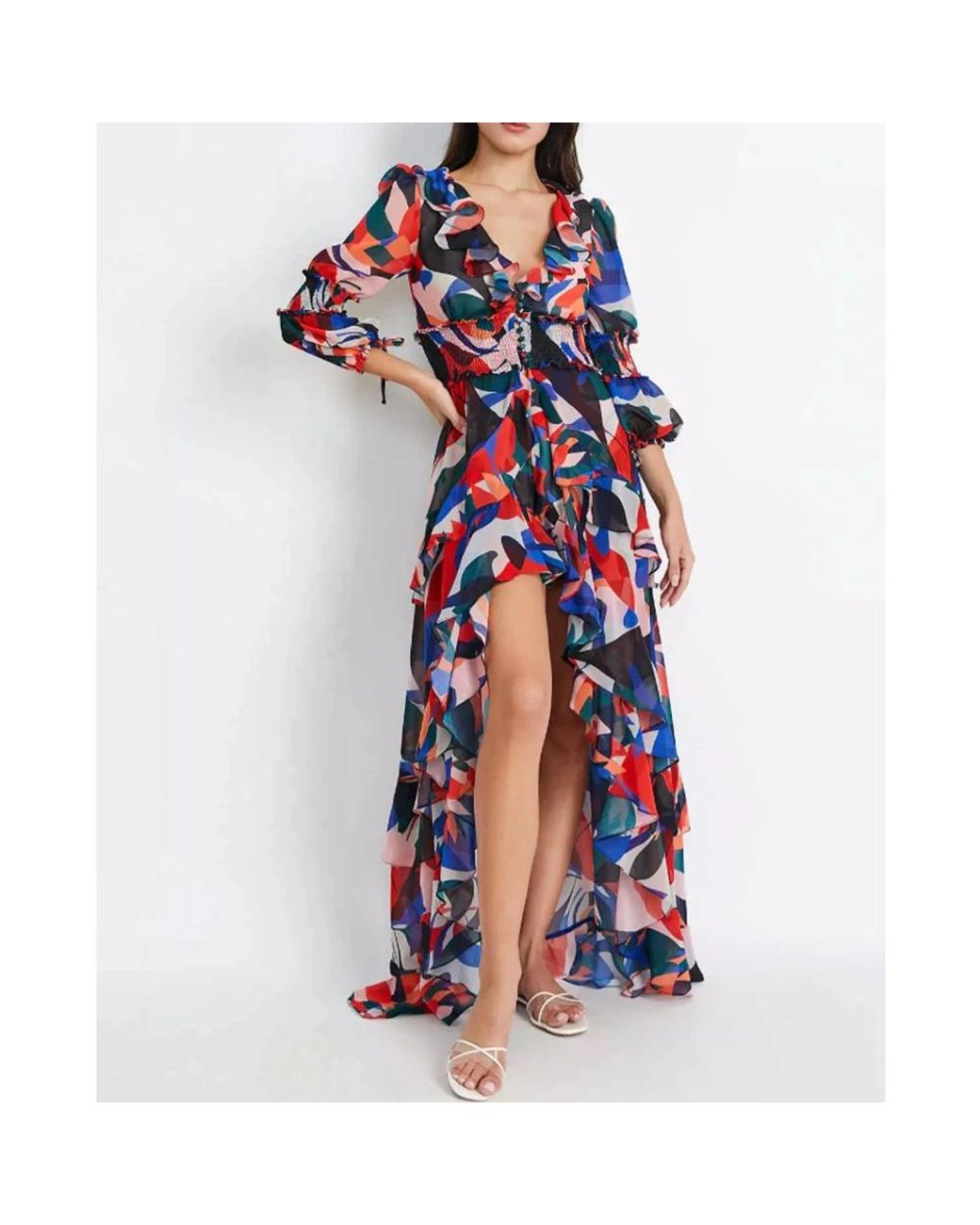 PATBO Red Maxi Dresses
