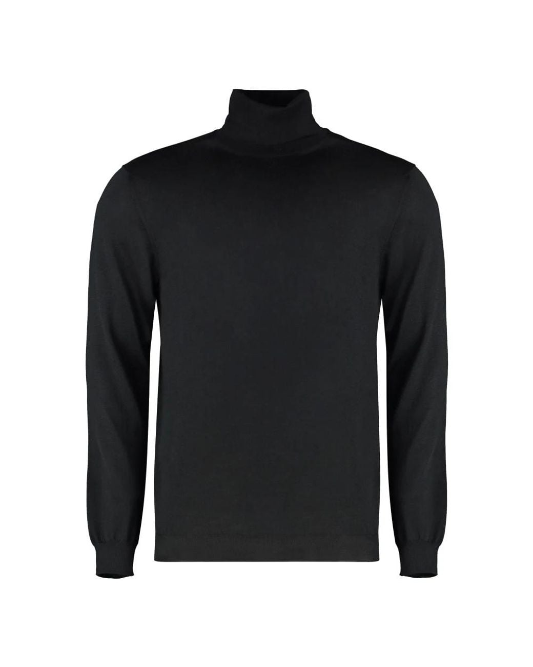 Malo Black Cashmere Knitwear for men