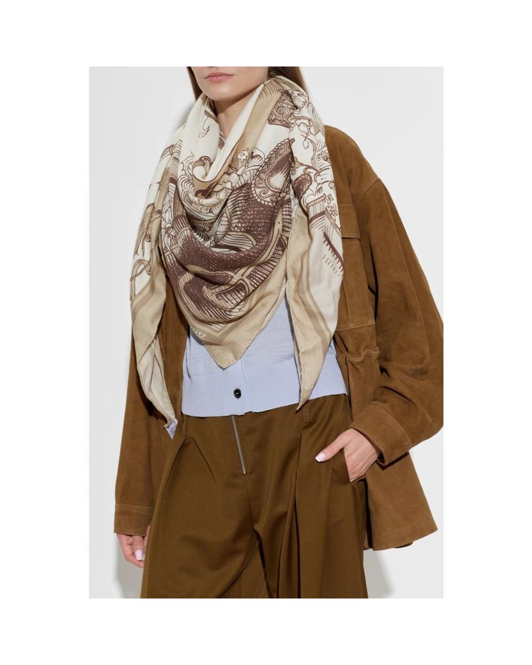 Scarves di Burberry in Natural