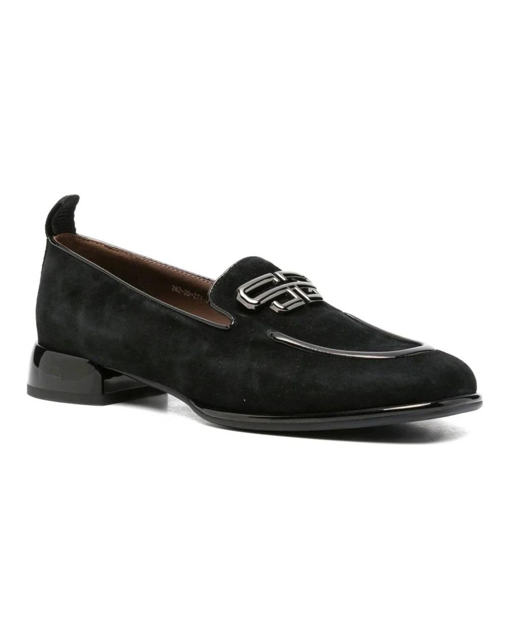 Linda Baumann Black Loafers