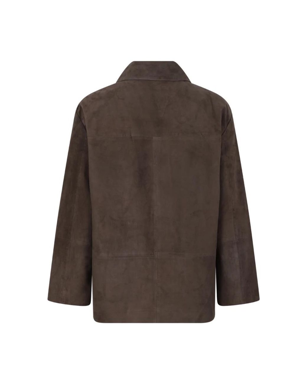 Max Mara Brown Leather Jackets
