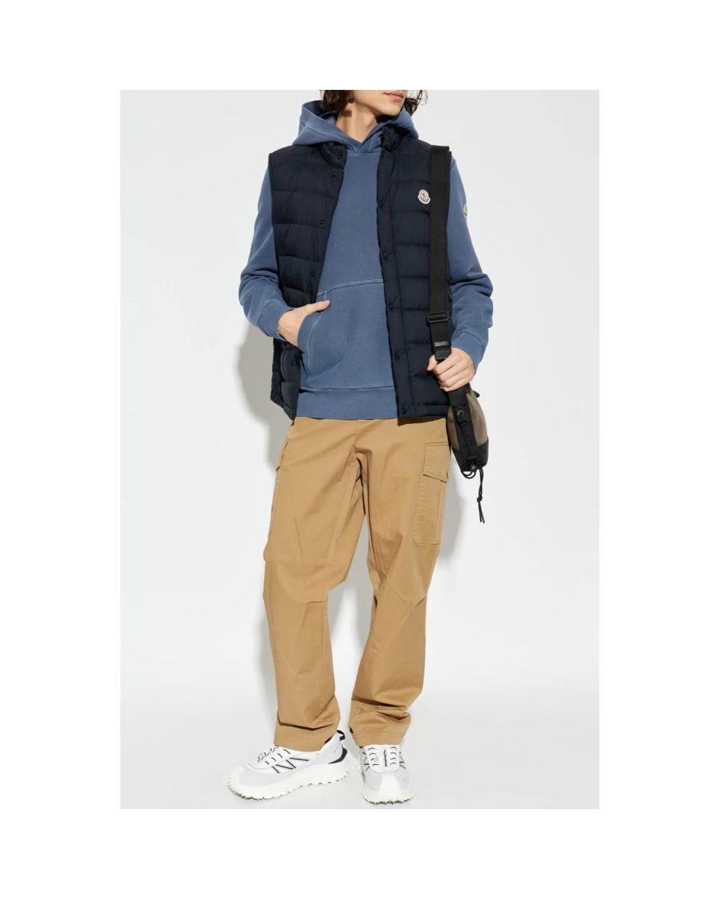 Vests di Moncler in Blue da Uomo