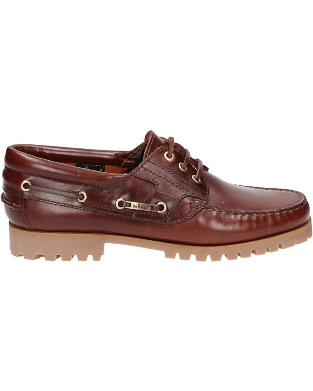van Bommel Cognac Bootsschuh Für Herren in Brown für Herren