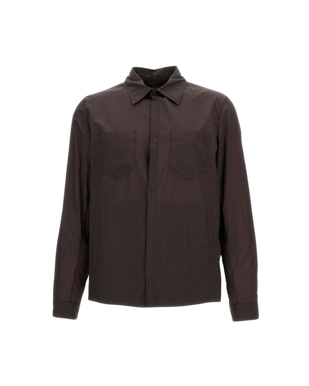 Herno Brown Casual Shirts for men