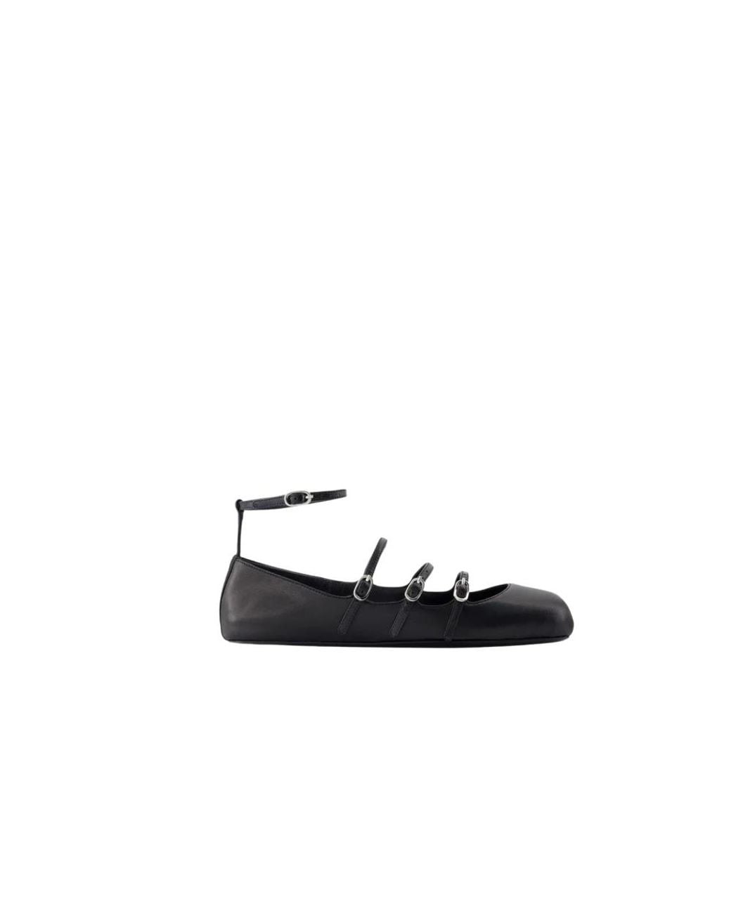 McQueen White Ballerina Shoes