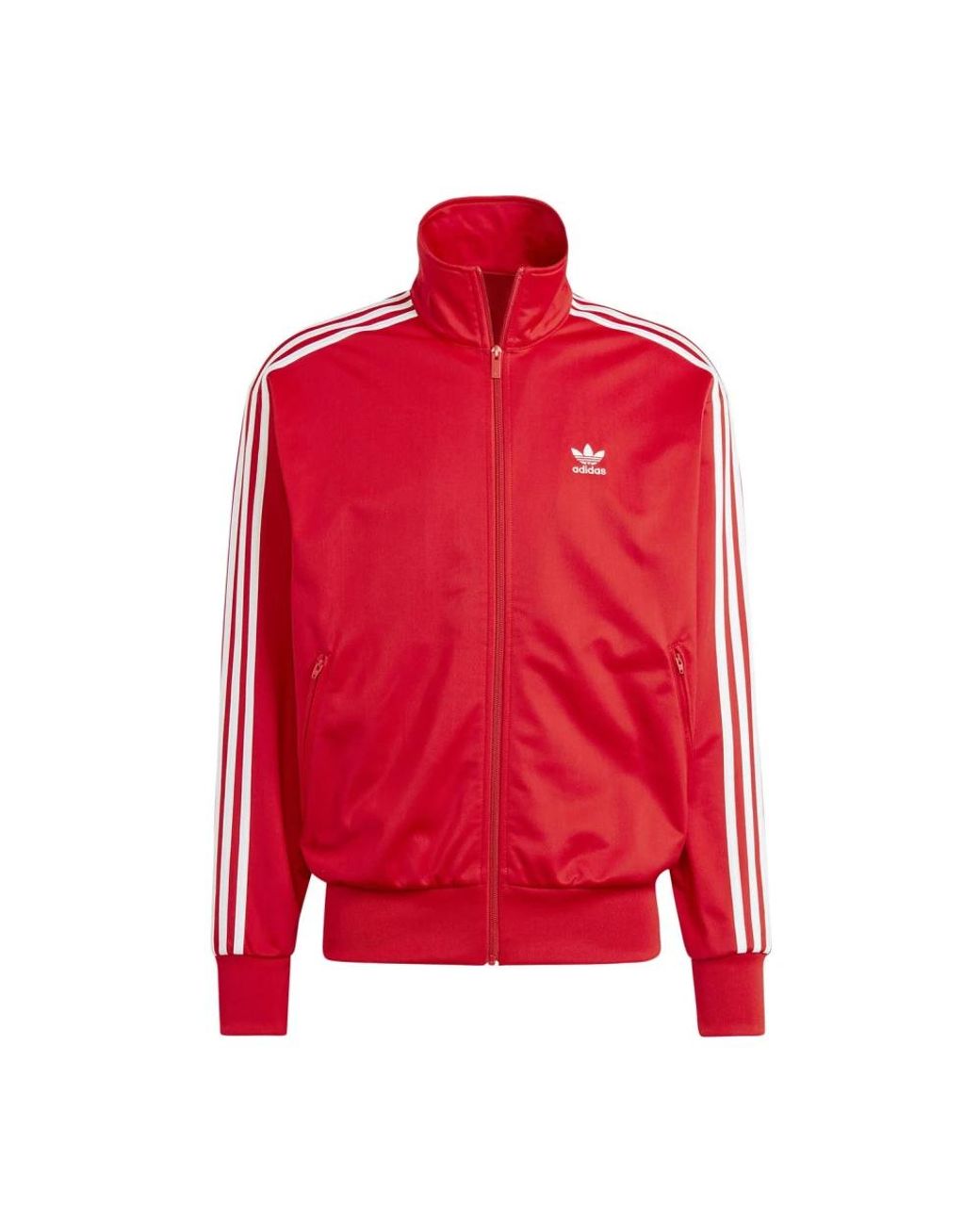Adidas Originals Fitness ,Rood ,Polyester Firebird Gerecyclede Polyester Jas in het Red voor heren