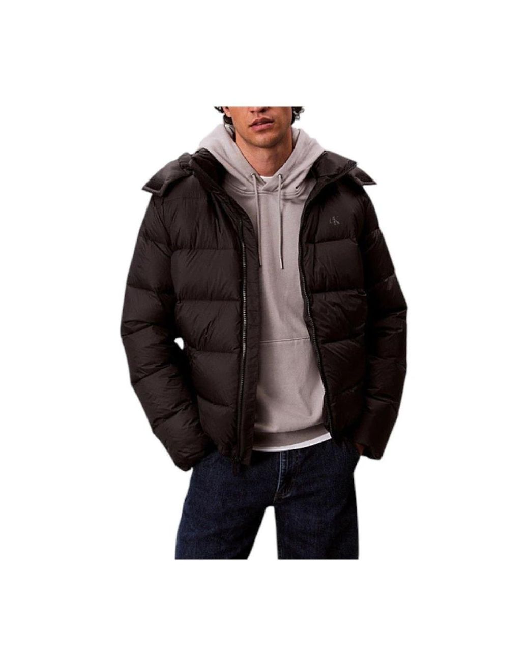 Calvin Klein Black Winter Jackets for men