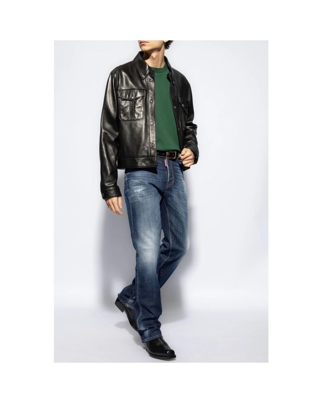 Straight Jeans DSquared² de hombre de color Blue