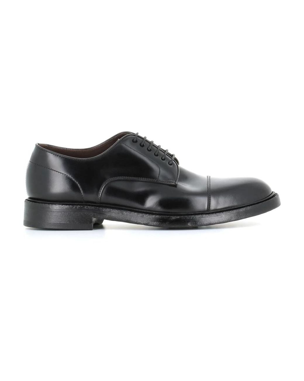 Green George Black Business Shoes for men