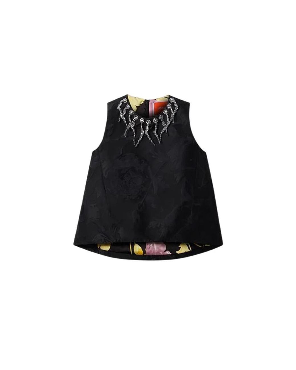 LaDoubleJ Black Sleeveless Tops
