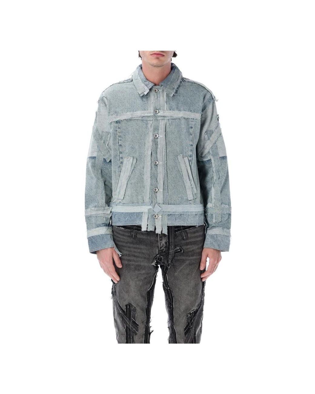Who Decides War Blue Denim Jackets for men