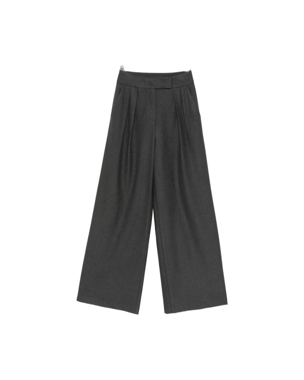 Thelaurent Black Wide Trousers